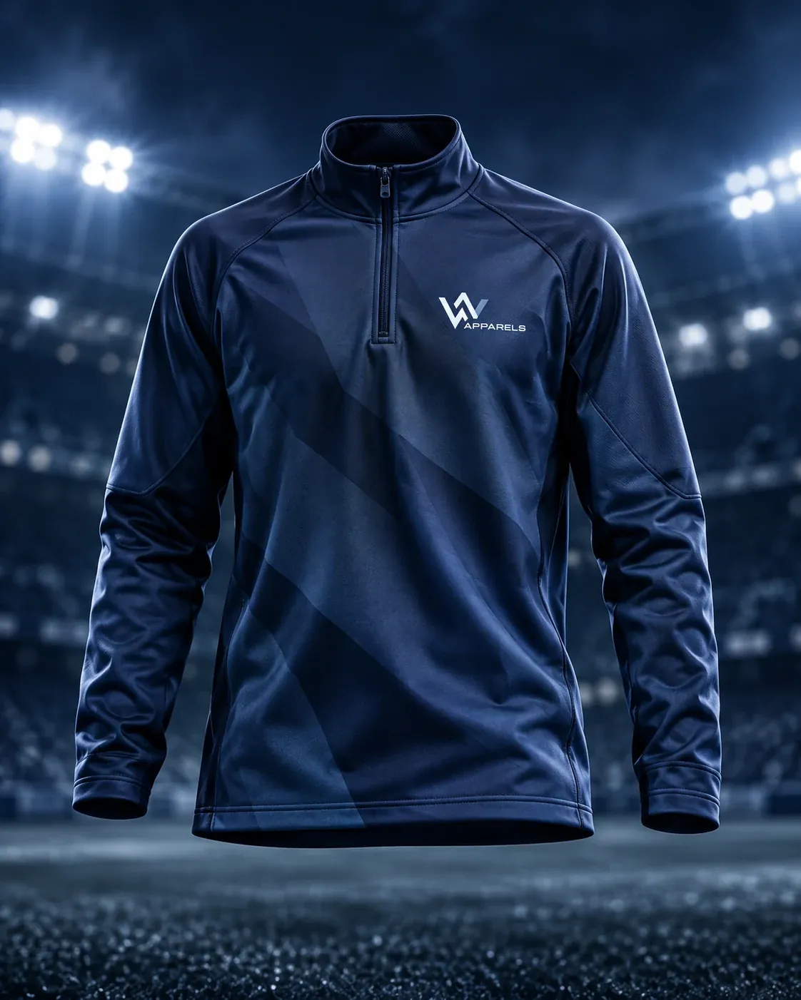Navy quarter-zip training top