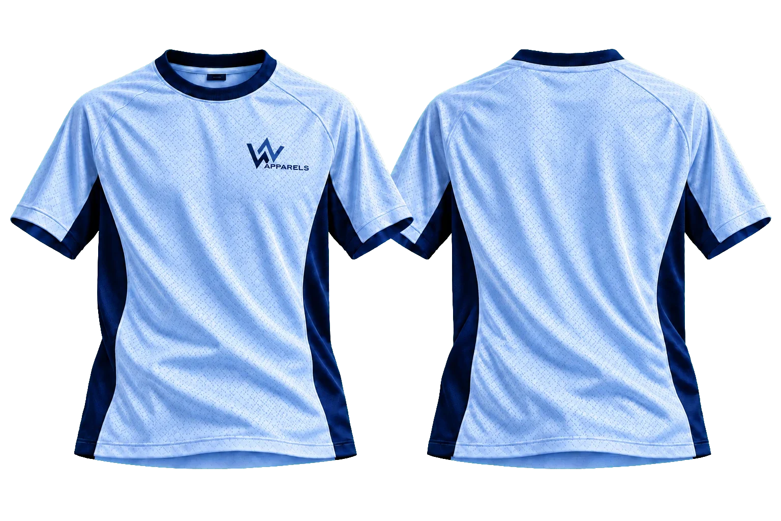 Jersey with an open mesh texture